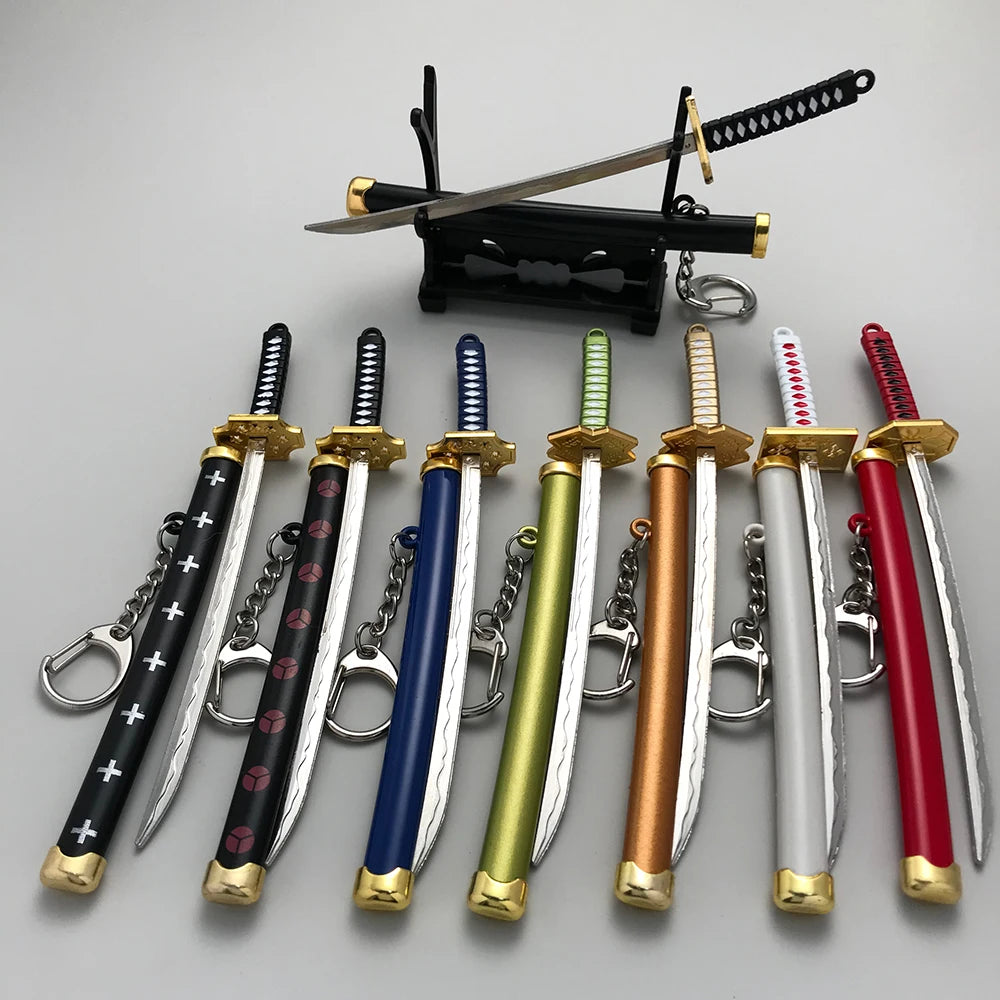 8 Styles Roronoa Zoro Mini Katanas Decoration