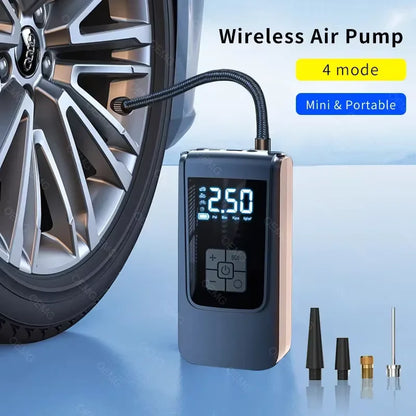 Electric Portable Pump And Compressor For Cars, Bikes, Balls