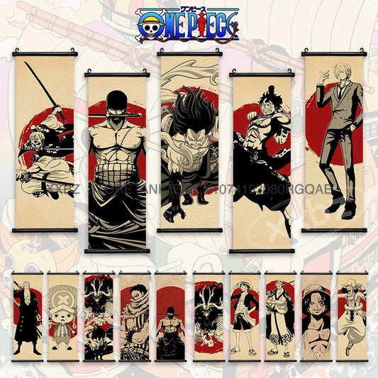 One Piece Scrolls Posters